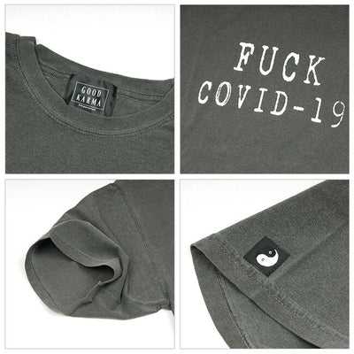 GOOD KARMA グッドカルマ FUCK Covid-19 T-shirt ファックコロナTシャツ GK21-SS-T04