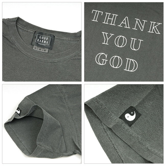 GOOD KARMA グッドカルマ Thank You GOD T-shirt サンキューゴッドTシャツ GK21-SS-T07