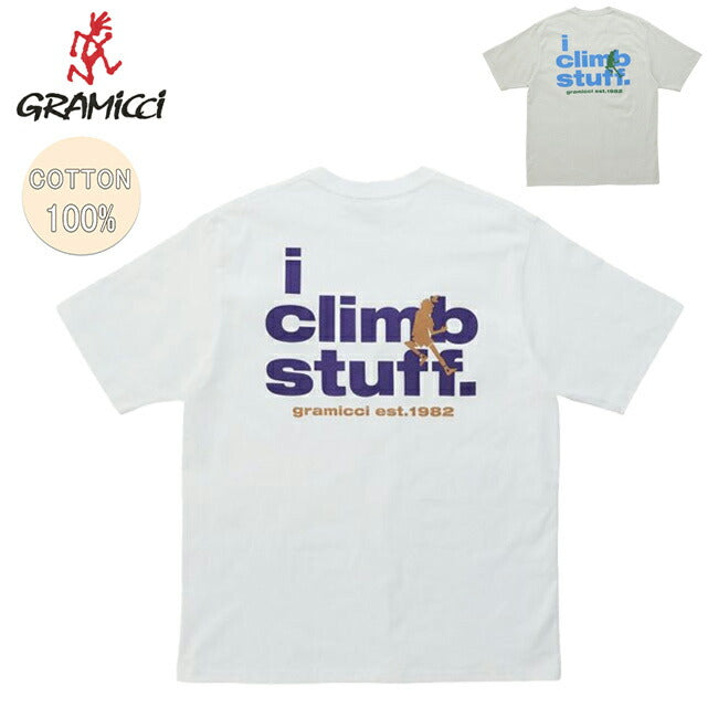 Gramicci グラミチ I CLIMB STUFF TEE アイクライムスタッフTシャツ G4SU-T076