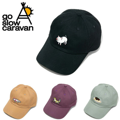 go slow caravan ゴースローキャラバン ツイル刺繍 BBキャップ 332902
