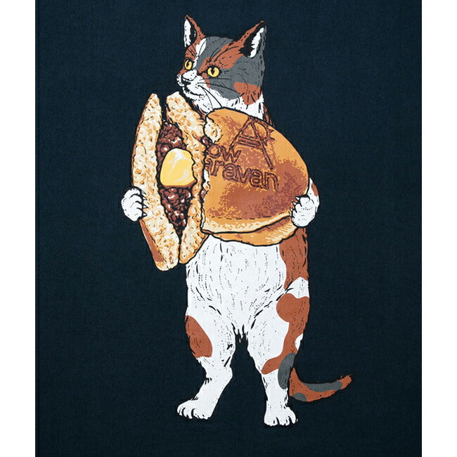 go slow caravan ゴースローキャラバン 超ヘビーUSA/C どら焼き猫ロングスリーブ TEE 332803