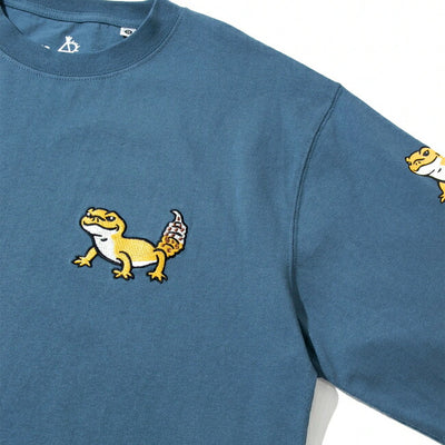 go slow caravan ゴースローキャラバン USA/C レオパードゲッコー ロングスリーブ TEE 341903