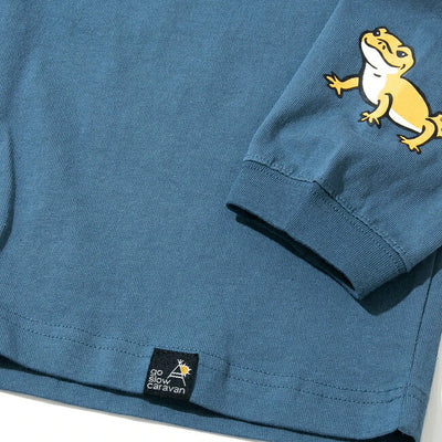 go slow caravan ゴースローキャラバン USA/C レオパードゲッコー ロングスリーブ TEE 341903