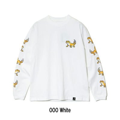 go slow caravan ゴースローキャラバン USA/C レオパードゲッコー ロングスリーブ TEE 341903