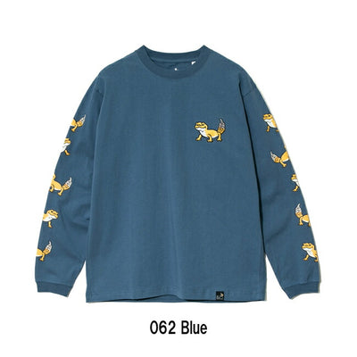 go slow caravan ゴースローキャラバン USA/C レオパードゲッコー ロングスリーブ TEE 341903