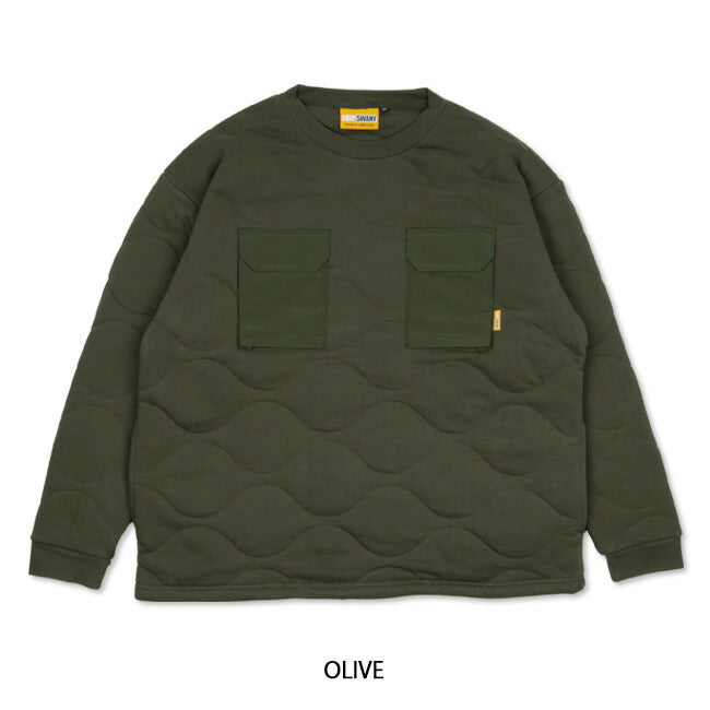 GRIP SWANY グリップスワニー GEAR POCKET QUILT CREW 2.0 ギアポケットキルトクルー GSC-52