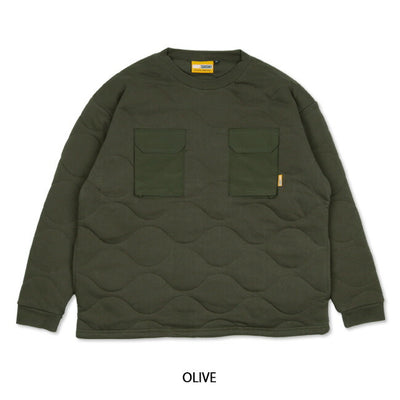 GRIP SWANY グリップスワニー GEAR POCKET QUILT CREW 2.0 ギアポケットキルトクルー GSC-52