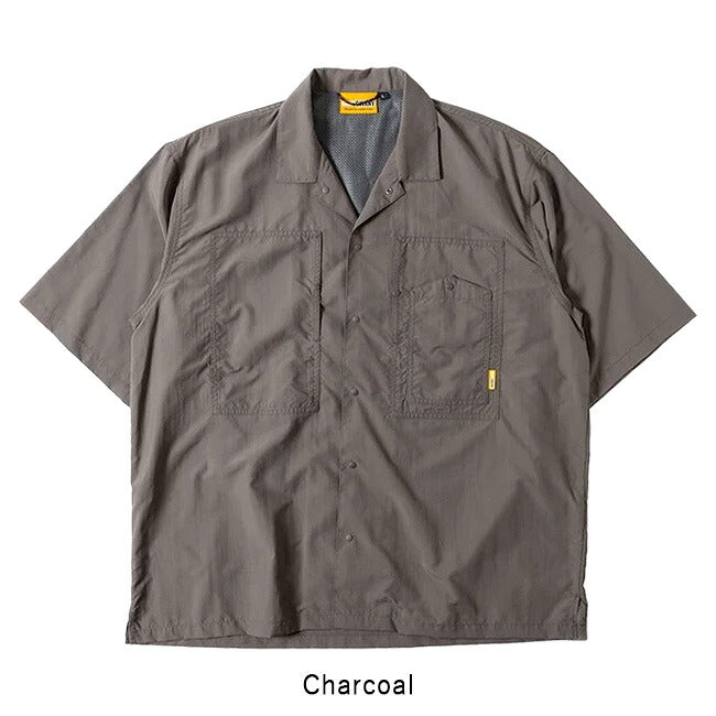 GRIP SWANY グリップスワニー SUPPLEX OPEN COLLAR SHIRTS サプレックスオープンカラーシャツ GSS-37