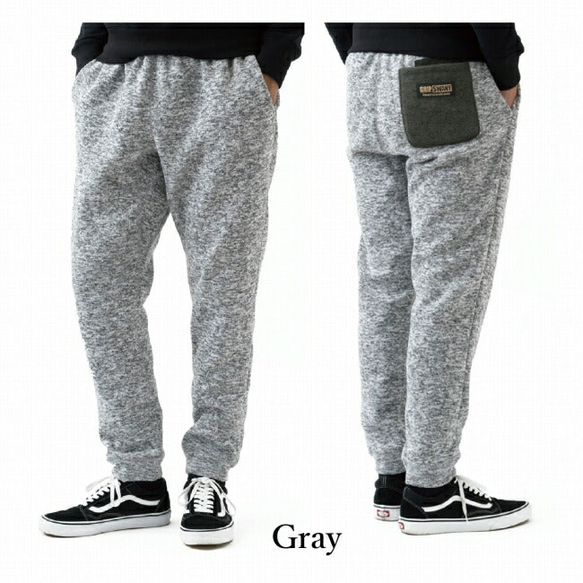 GRIP SWANY グリップスワニー 別注 KNIT FLEECE PANTS ニットフリースパンツ GSMP0004
