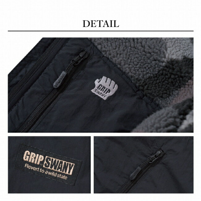 GRIP SWANY グリップスワニー 別注 REVERSIBLE JACKET リバーシブルジャケット GSMJ0001