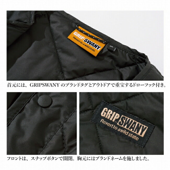 GRIP SWANY グリップスワニー 別注 PADDED JACKET パデッドジャケット GSMJ0002