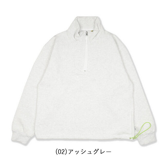 gym master ジムマスター 12ozヘビー裏起毛スウェットハーフジップ G233727