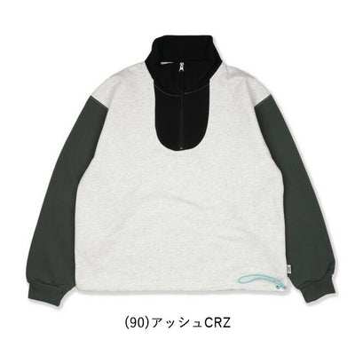 gym master ジムマスター 12ozヘビー裏起毛スウェットハーフジップ G233727