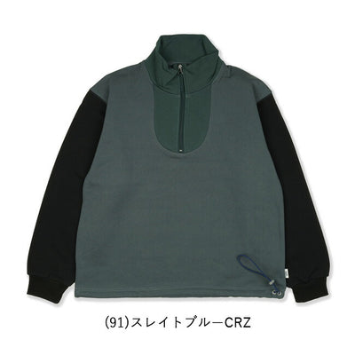 gym master ジムマスター 12ozヘビー裏起毛スウェットハーフジップ G233727