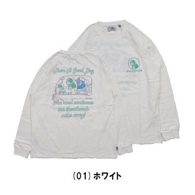 gym master ジムマスター 7.4oz GOOD DAY刺繍ロンTee G421703