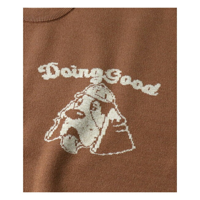 gym master ジムマスター ジャガードニット Doing Good クルーネック G421728