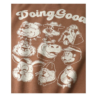 gym master ジムマスター ジャガードニット Doing Good クルーネック G421728