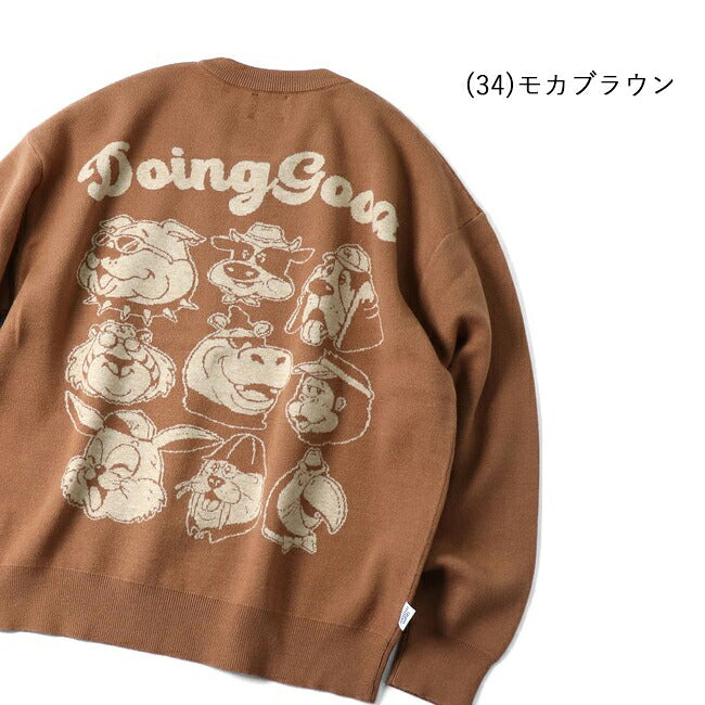 gym master ジムマスター ジャガードニット Doing Good クルーネック