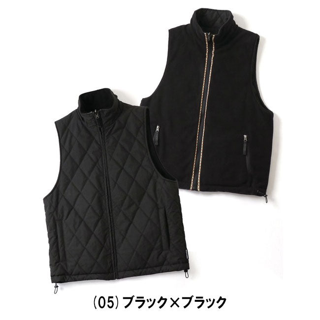 gym master ジムマスター リバーシブルロクヨンクロス×フリースベスト G433776