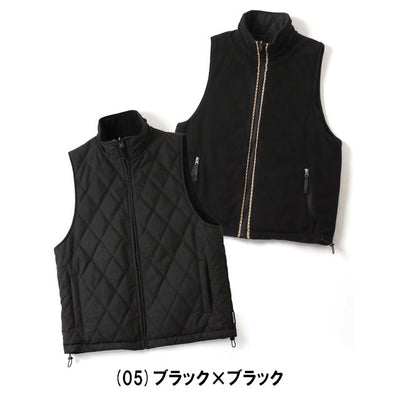gym master ジムマスター リバーシブルロクヨンクロス×フリースベスト G433776
