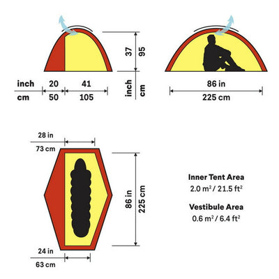 HILLEBERG ヒルバーグ SOULO BL ソウロBL 12770218