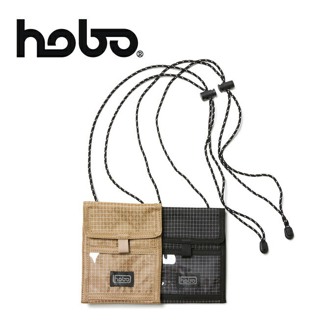 hobo ホーボー SPECTRA X-GRIDSTOP NYLON NECK POUCH スペクトラグリッドストップナイロンネックポーチ HB-BG3119