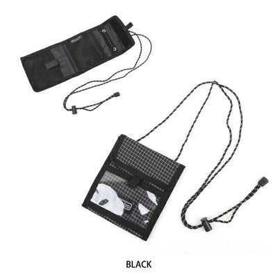 hobo ホーボー SPECTRA X-GRIDSTOP NYLON NECK POUCH スペクトラグリッドストップナイロンネックポーチ HB-BG3119