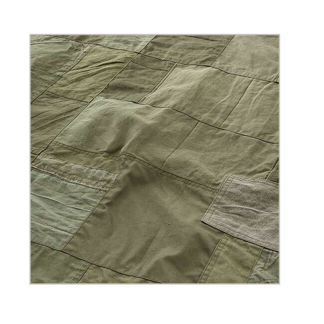 hobo ホーボー DAY BLANKET L UPCYCLED US ARMY CLOTH Olive デイブランケットエルアップサイクルユーエスアーミークロス HB-A3513