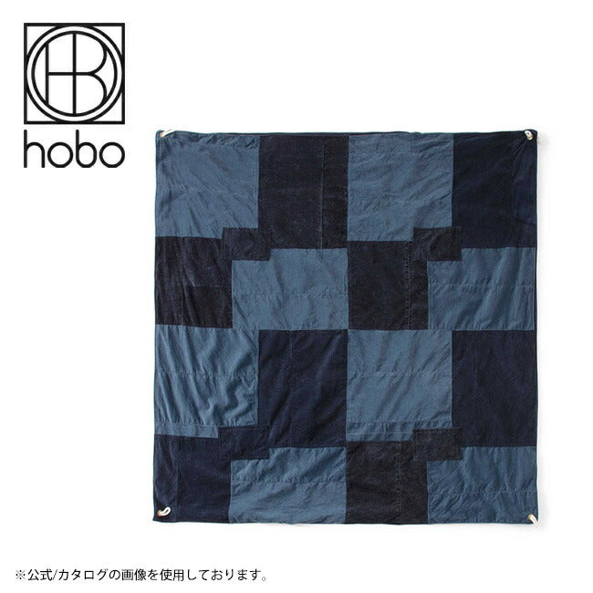 hobo ホーボー DAY BLANKET L UPCYCLED CORDUROY Navy デイブランケットエルアップサイクルコーデュロイ HB-A3514