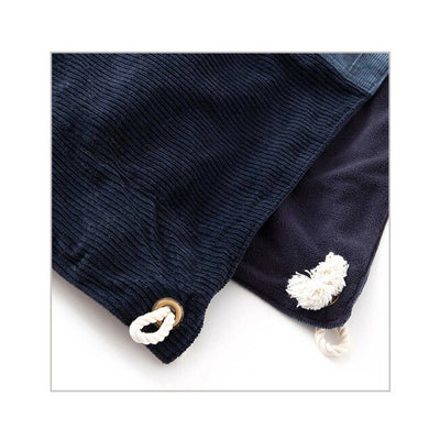 hobo ホーボー DAY BLANKET L UPCYCLED CORDUROY Navy デイブランケットエルアップサイクルコーデュロイ HB-A3514