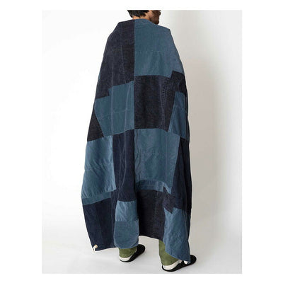 hobo ホーボー DAY BLANKET L UPCYCLED CORDUROY Navy デイブランケットエルアップサイクルコーデュロイ HB-A3514