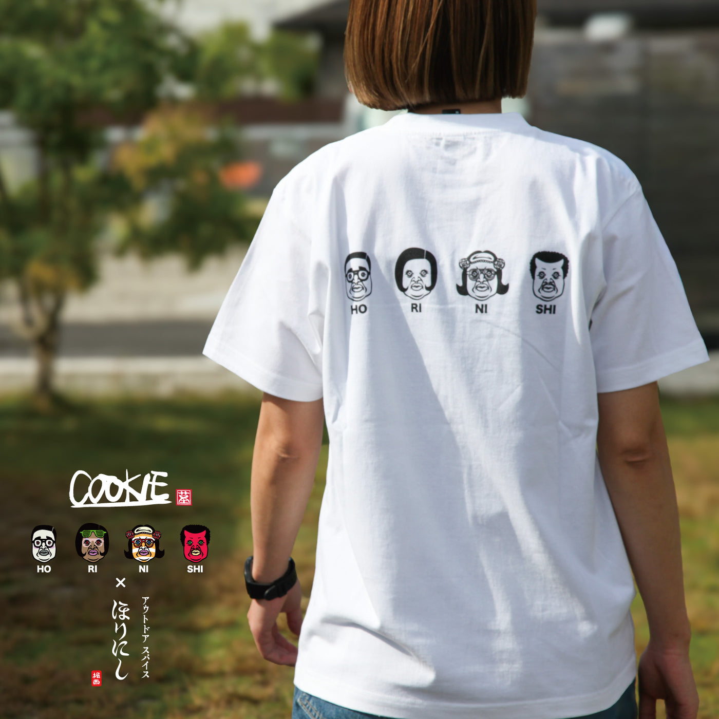 【予約受付中！11月1日(土)発売】くっきー！×ほりにし HO、RI、NI、SHI POCKET TEE CKT-06/CKT-07/CKT-08/CKT-09