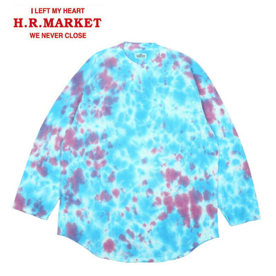 HOLLYWOOD RANCH MARKET ハリウッドランチマーケット コットンファインメッシュ タイダイラグランクルーネック8スリーブTEE 700082646