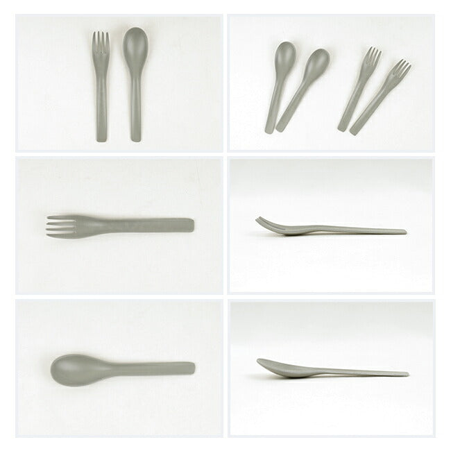 ideaco イデアコ b fiber cutlery/2+2pcs ビーファイバーカトラリー id298