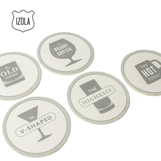 IZOLA イゾラ Happy Hour Coasters Set ハッピーアワーコースターセット