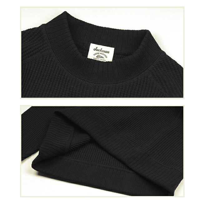 Jackman ジャックマン Waffle Midneck ワッフルミッドネック JM7200