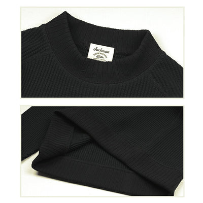 Jackman ジャックマン Waffle Midneck ワッフルミッドネック JM7200