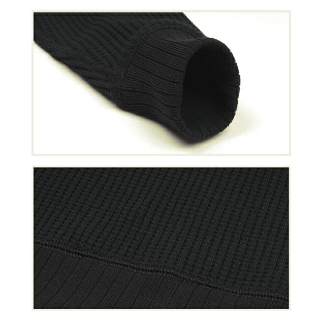 Jackman ジャックマン Waffle Midneck ワッフルミッドネック JM7200
