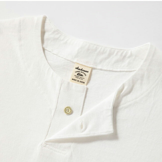 Jackman ジャックマン Henleyneck T-Shirt ヘンリーネックTシャツ JM5328
