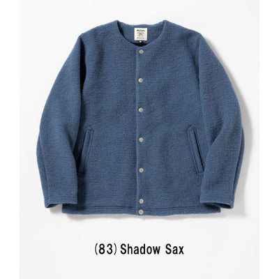 Jackman ジャックマン Wool Collarless Jacket ウールカラーレスジャケット JM8278
