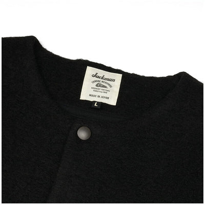 Jackman ジャックマン Wool Collarless Jacket ウールカラーレスジャケット JM8278