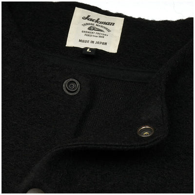 Jackman ジャックマン Wool Collarless Jacket ウールカラーレスジャケット JM8278