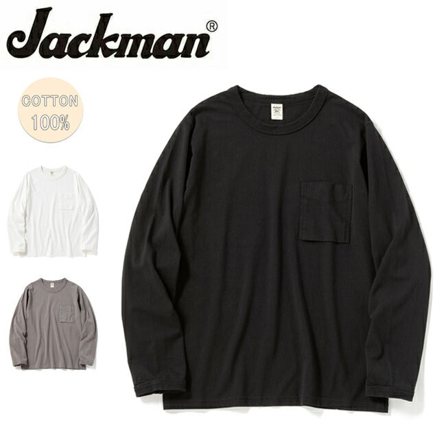 Jackman ジャックマン Pocket Long Sleeve T-Shirt ポケットロングスリーブTシャツ JM5317