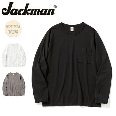 Jackman ジャックマン Pocket Long Sleeve T-Shirt ポケットロングスリーブTシャツ JM5317