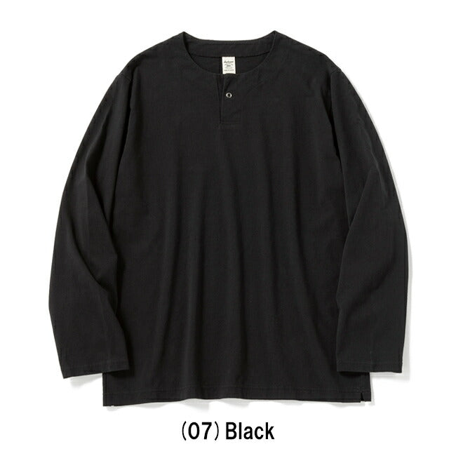 Jackman ジャックマン Henleyneck Longsleeved T-Shirt ヘンリーネックロングスリーブTシャツ JM5318