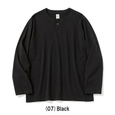 Jackman ジャックマン Henleyneck Longsleeved T-Shirt ヘンリーネックロングスリーブTシャツ JM5318