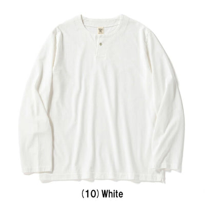 Jackman ジャックマン Henleyneck Longsleeved T-Shirt ヘンリーネックロングスリーブTシャツ JM5318