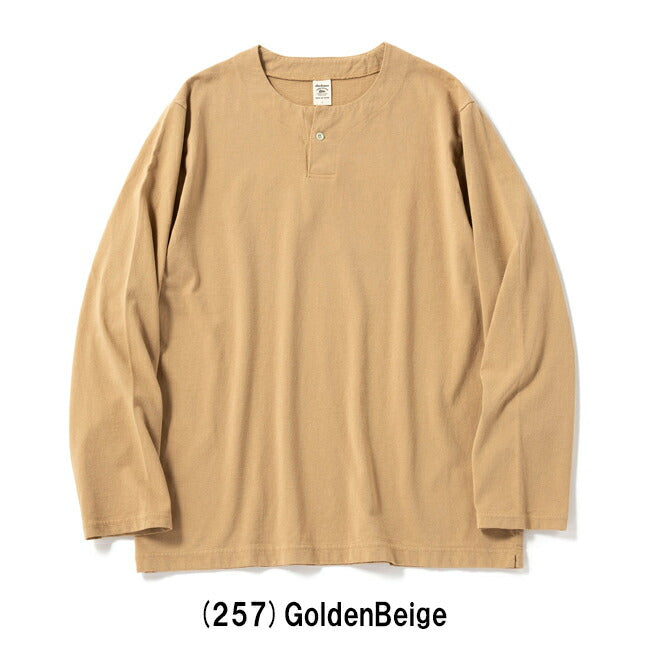 Jackman ジャックマン Henleyneck Longsleeved T-Shirt ヘンリーネックロングスリーブTシャツ JM5318