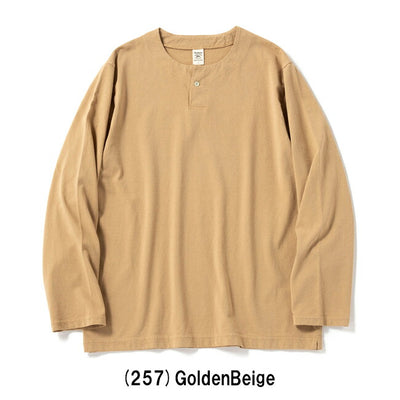 Jackman ジャックマン Henleyneck Longsleeved T-Shirt ヘンリーネックロングスリーブTシャツ JM5318