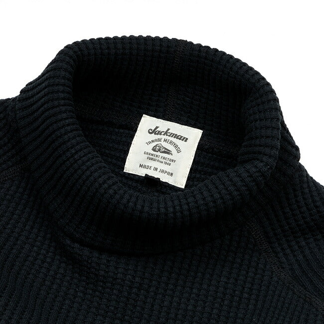 Jackman ジャックマン Waffle Highneck ワッフルハイネック JM7468